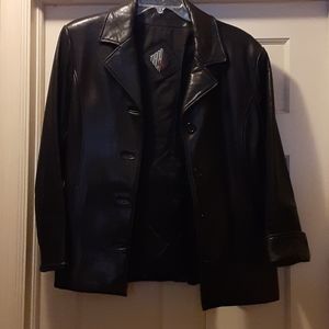 Beautiful thick heavy leather jacket